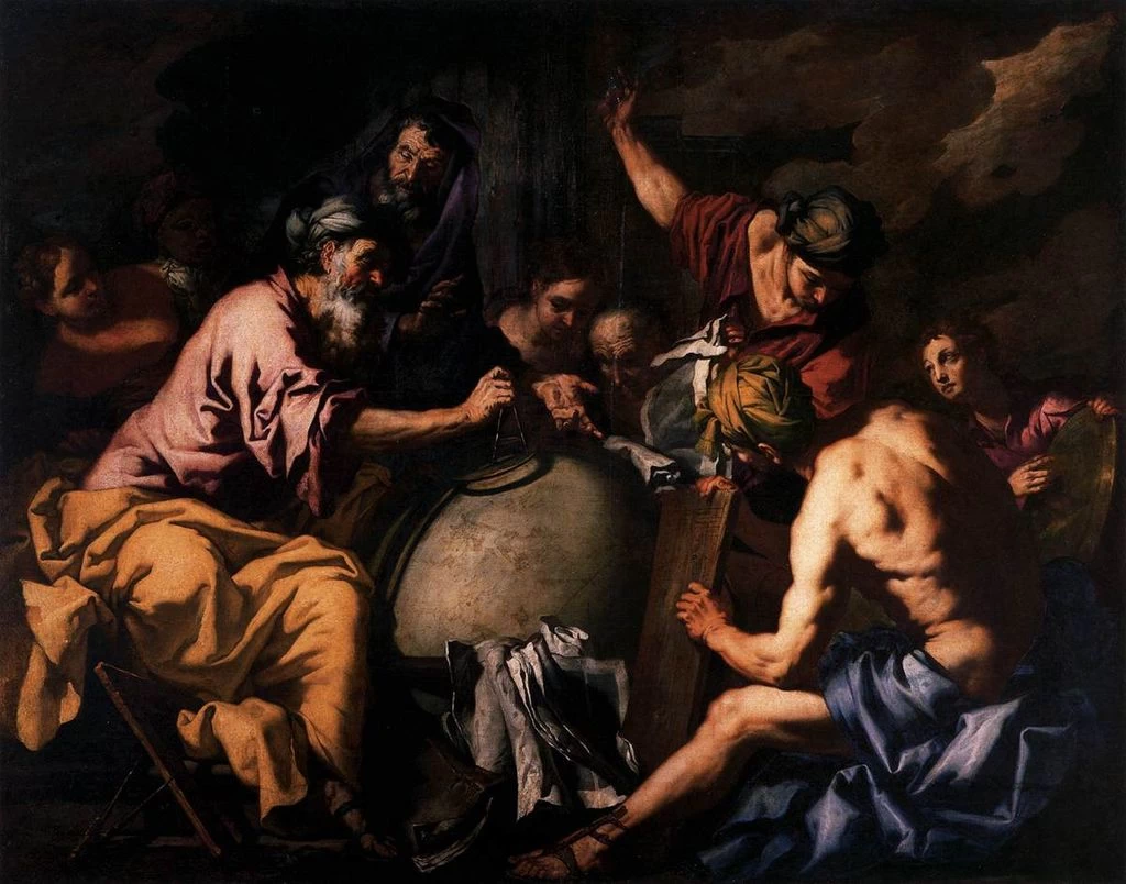 Abramo insegna astrologia agli egiziani - Santa Maria del Giglio, Venezia